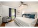 Bedroom features hardwood floors, neutral paint and lots of natural light at 1408 Rinehart Ct, Charlotte, NC 28270