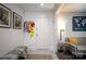 Functional entryway featuring a bench, coat rack, and a view into the living area at 1408 Rinehart Ct, Charlotte, NC 28270