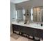 Bathroom with double sinks, modern fixtures, and plenty of counter space at 1427 Kinks Ln # 47, Maiden, NC 28650