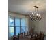 Dining room with rustic wood table, chandelier, and natural light at 1427 Kinks Ln # 47, Maiden, NC 28650