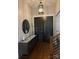 Elegant foyer with hardwood floors, modern light fixture, and stylish console table at 1427 Kinks Ln # 47, Maiden, NC 28650