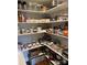 Walk-in pantry with custom shelving that provides plenty of storage space at 1427 Kinks Ln # 47, Maiden, NC 28650