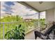 Charming balcony with picturesque views of lush greenery and cityscape at 14979 Santa Lucia Dr # 2408, Charlotte, NC 28277