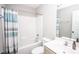 Bright bathroom with a shower/tub combination, vanity, and neutral decor at 164 Vance Farm Dr, Statesville, NC 28625