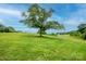 Expansive front yard featuring a mature tree with a tire swing under a sunny blue sky at 164 Vance Farm Dr, Statesville, NC 28625
