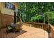 Wooden back deck offers space for patio table, chairs and backyard relaxation at 2298 Wintercrest Dr, Rock Hill, SC 29732