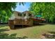 Expansive backyard with a two-level deck, perfect for outdoor entertaining and enjoying the serene setting at 2298 Wintercrest Dr, Rock Hill, SC 29732