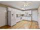 Spacious kitchen with plenty of counter space, white cabinets, and stainless steel appliances at 2561 26Th Ne Ave, Hickory, NC 28601