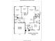 Detailed floor plan showcasing the home's layout, dimensions, and room sizes at 3814 Misty Glen Ct, Matthews, NC 28105
