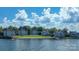 Waterfront condos with private docks overlooking a beautiful blue waterway on a sunny day at 401 Lake Club Dr, Rock Hill, SC 29732