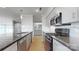 Kitchen with island, stainless steel appliances and granite countertops at 401 Lake Club Dr, Rock Hill, SC 29732