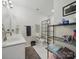 Bright bathroom with a sleek shower, vanity with sink, and modern fixtures at 419 Wade St, Wadesboro, NC 28170