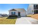 Beautiful one-story home boasts a one-car garage and extended driveway at 4677 Fanning Rd, Hickory, NC 28602
