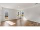 Bright room with natural light and a door leading to the backyard at 4677 Fanning Rd, Hickory, NC 28602