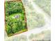 Aerial view showcasing property boundaries, highlighting a secluded home nestled among lush trees at 5369 Concord Rd, York, SC 29745