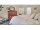 Traditional bedroom featuring a wood dresser and inviting neutral decor at 608 Latrobe Dr, Iron Station, NC 28080