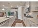 Modern kitchen featuring stainless appliances, a kitchen island and pendant lighting at 608 Latrobe Dr, Iron Station, NC 28080