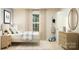 A charming bedroom with a bed, a nightstand and stylish wall art creating a cozy atmosphere at 6295 Fairfax Ct, Maiden, NC 28650