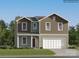 Two-story home with attached garage, neutral siding, and manicured front lawn at 6301 Fairfax Ct, Maiden, NC 28650