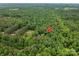 An aerial view of a secluded property surrounded by lush forests offering privacy and natural beauty at 6903 Knottywood Ln # 21, Vale, NC 28168
