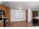 Well-lit kitchen featuring wood cabinets, modern appliances and neutral countertops at 6903 Knottywood Ln # 21, Vale, NC 28168