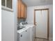 Laundry room featuring a washer and dryer and a doorway with an external view at 6903 Knottywood Ln # 21, Vale, NC 28168