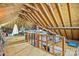 Unfinished attic with wood beams and exposed utilities at 800 Isle Of Palms Ct, Fort Mill, SC 29708