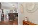 Inviting living room with hardwood floors, neutral tones, and comfortable seating arrangement at 800 Isle Of Palms Ct, Fort Mill, SC 29708