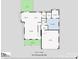 Floor 2 features living room, kitchen, dining area, primary bedroom, half bath, pantry, laundry, front porch and deck at 943 Shinnville Rd, Mooresville, NC 28115