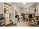 Organized mud room with shelving, storage cabinets, and direct access to the kitchen at 1010 Forest Dr, Lancaster, SC 29720