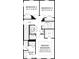 Detailed floor plan featuring bedroom layout, including primary bath with walk-in closet at 1940 Westerhill Dr, Fort Mill, SC 29708