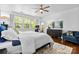 Spacious bedroom with large window, hardwood floors, and ample natural light at 2010 Brightflower Ln, York, SC 29745