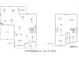Detailed floor plan of a home featuring bedrooms, baths, kitchen, living spaces, and a screened porch at 2010 Brightflower Ln, York, SC 29745