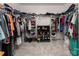 Spacious walk-in closet featuring abundant storage space and shelving at 347 Carolina Hemlock Dr, Locust, NC 28097