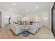 Comfortable living room with fireplace, built-in shelving, modern decor, and lots of natural light at 5127 Lansing Dr, Charlotte, NC 28270