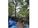 Heavily treed view of a home on this secluded lot at 7949 Ritter Dr, Charlotte, NC 28270