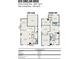 Home floor plan featuring gross living area, garage, kitchen, living room, and all bedrooms at 826 Sinclair Dr, Monroe, NC 28112