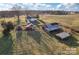 An aerial view of a home and outbuildings on a large tract of land at 956 Stony Point Rd, Kings Mountain, NC 28086