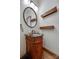 This is a charming bathroom with a vanity, sink, mirror, and wooden shelving at 10215 Balmoral Cir, Charlotte, NC 28210