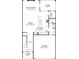 Open-concept floor plan showing a living space that flows from Gathering room to dining area to kitchen at 1217 Margo Mannor Dr, Fort Mill, SC 29708