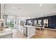 Modern kitchen featuring stainless steel appliances, white countertops, and an open design at 1217 Margo Mannor Dr, Fort Mill, SC 29708