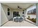Inviting covered patio offering comfortable dining and relaxation space at 1217 Margo Mannor Dr, Fort Mill, SC 29708