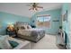 Inviting bedroom with a large window and cozy seating area at 154 Hunters Hill Dr, Statesville, NC 28677