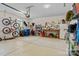Spacious garage featuring work bench, storage, and bikes; perfect for projects and organization at 154 Hunters Hill Dr, Statesville, NC 28677