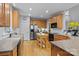 Bright kitchen featuring wood cabinets, stainless appliances, and hardwood floors at 154 Hunters Hill Dr, Statesville, NC 28677