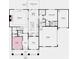 The first floor plan features a study, open kitchen, dining, great room and garage at 18129 Sulton Ter, Huntersville, NC 28078