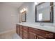 Main bathroom featuring a dual sink vanity and great lighting at 268 Hillsborough Ln, Rock Hill, SC 29732