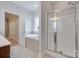 This is the main bathroom, featuring a tub and shower and tiled floors at 268 Hillsborough Ln, Rock Hill, SC 29732