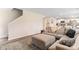 Spacious living room with hardwood floors, connected to the kitchen and stairs at 2859 Sherrills Stream Dr, Sherrills Ford, NC 28673