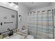 Cozy bathroom with vanity, granite countertop, and shower and tub at 2934 Drakes Crossing Dr, Charlotte, NC 28262